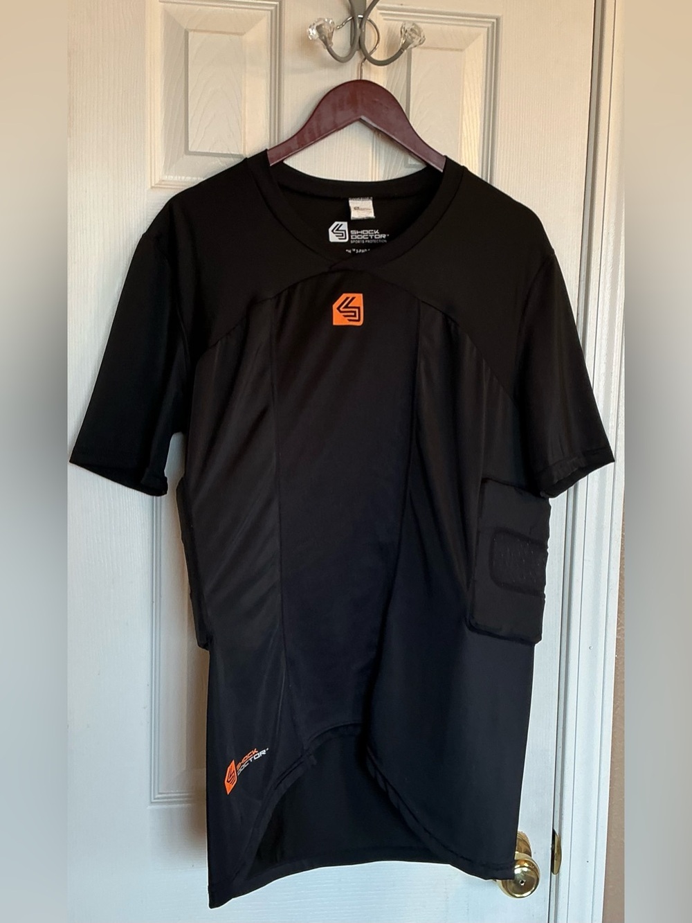 Shock Doctor Men's Football ShockSkin 3-Pad Impact Protection Shirt Size X-Large